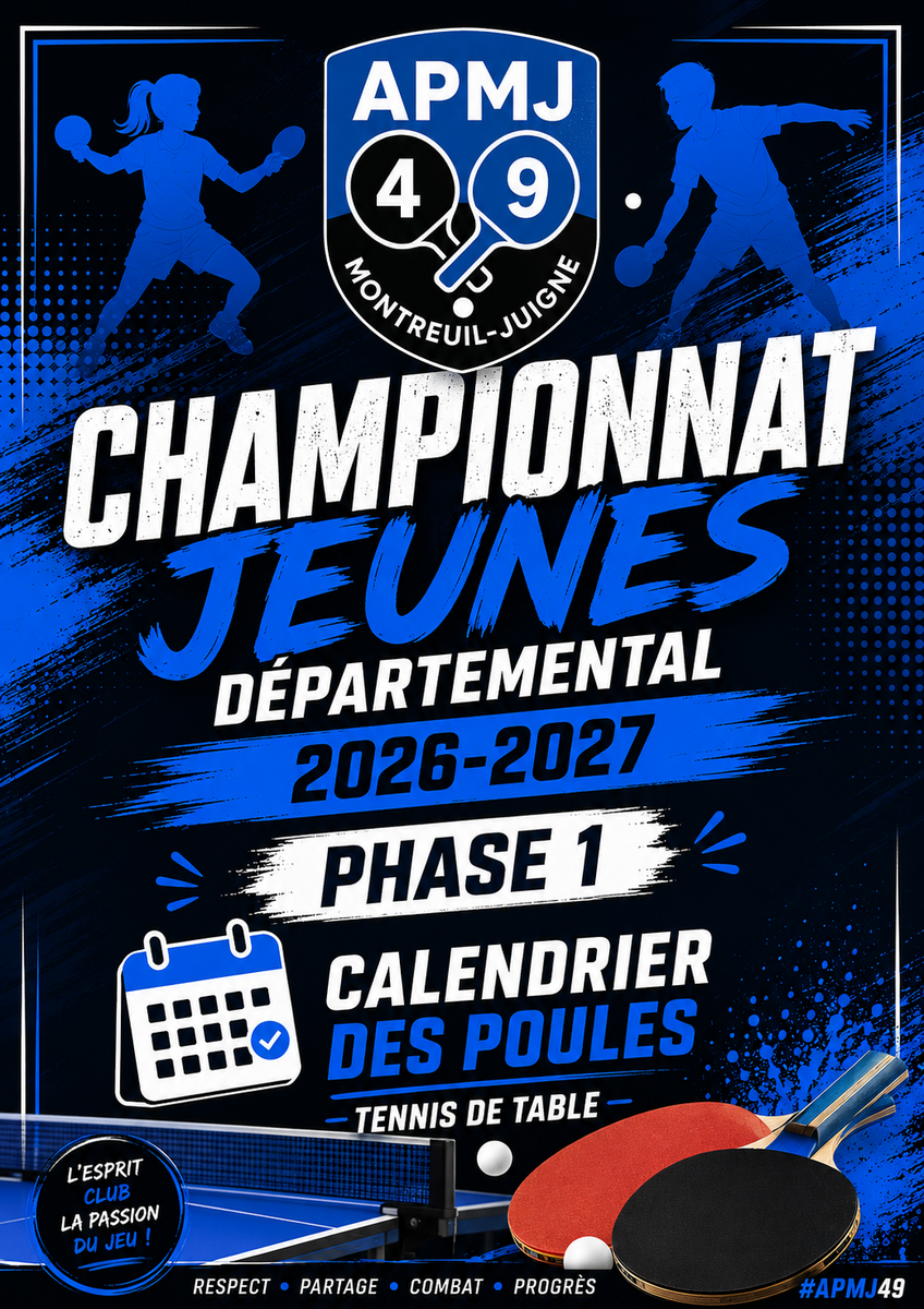 Championnat jeunes par équipe 2026-2027 / Phase 1