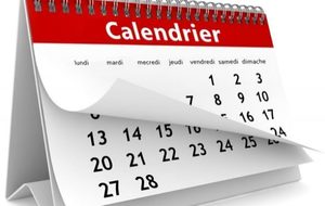 Les premières dates du calendrier 2019-2020