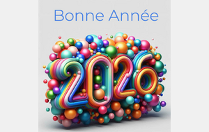 Bonne année à tous