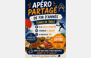 "Apéro" partagé !!