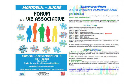 Le Forum de la vie associative, c’est bientôt !
