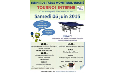 Tournoi APMJ 2015