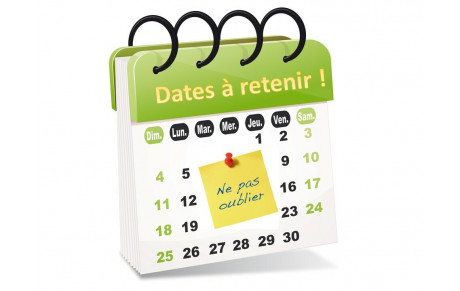 Les premières dates du calendrier 2021-2022